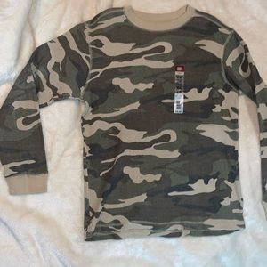 Faded Glory long john kids shirt